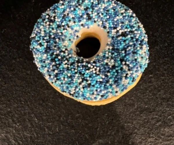 Donut blauw